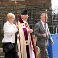 Rogation Sunday 2010 - Fr Duncan with Church Wardens Janet Creer and Percy Higgins 