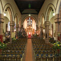 View of church from West end 