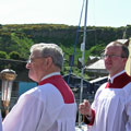 Rogation Sunday 2004 Quayside - Peter Gregg and Thurstan Denne
