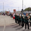 Rogation Sunday 2010 - Douglas Town Band leads procession along North Quay