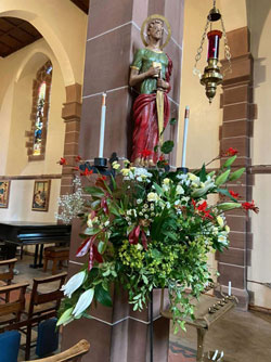 St Matthew flowers